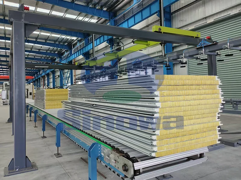Glass Wool Sandwich Panel Production Line